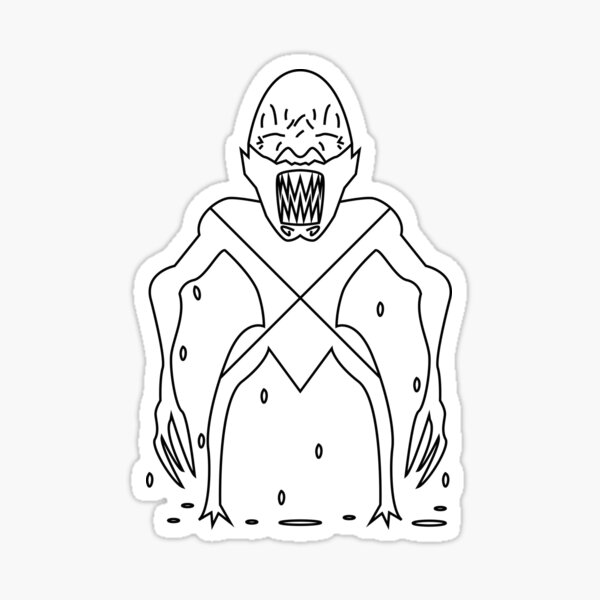 Item preview, Creature with jagged features and multiple limbs designed and sold by estebansequeira.