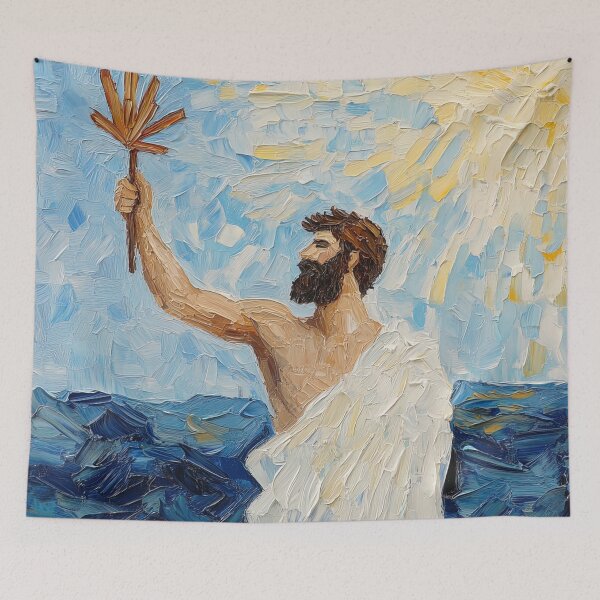 Item preview, Iapetus | Post-impressionist painting style designed and sold by ComicsFactory.