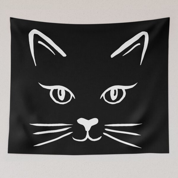 Item preview, Cute Cat Face White designed and sold by Julie Erin Designs.