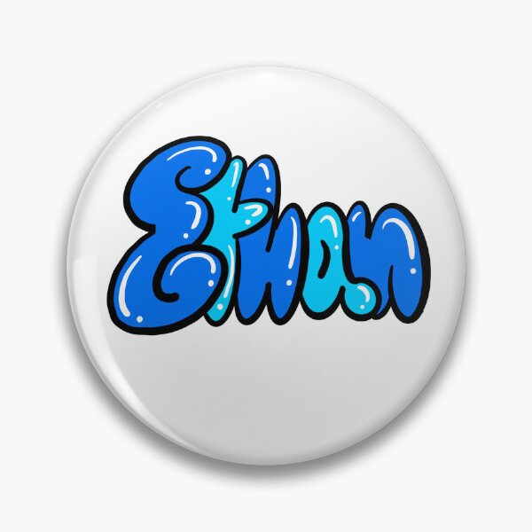 Item preview, Ethan name in blue Top 10 best personalized gifts for boys and men named Ethan designed and sold by Artonmytee.
