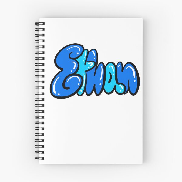 Item preview, Ethan name in blue Top 10 best personalized gifts for boys and men named Ethan designed and sold by Artonmytee.