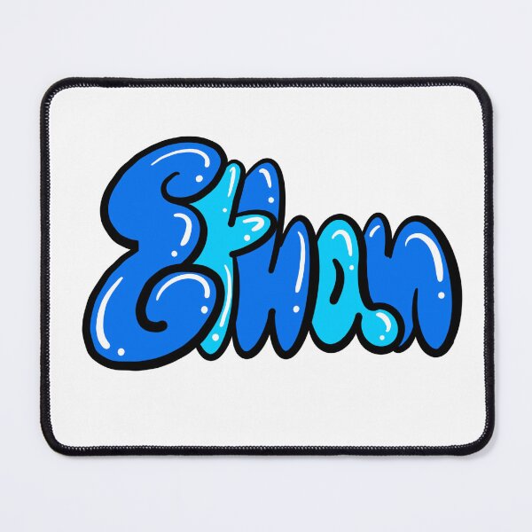 Item preview, Ethan name in blue Top 10 best personalized gifts for boys and men named Ethan designed and sold by Artonmytee.