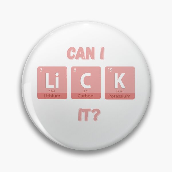 Item preview, Can I Lick It Periodic Table  designed and sold by MichalWeider.