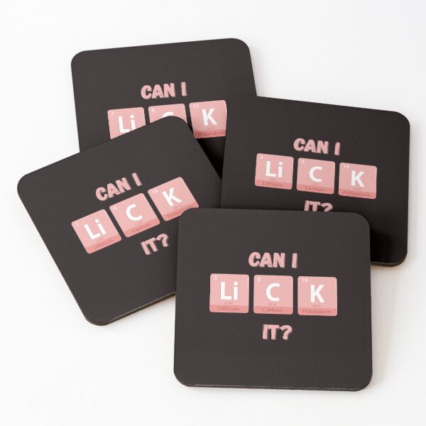 Item preview, Can I Lick It Periodic Table  designed and sold by MichalWeider.