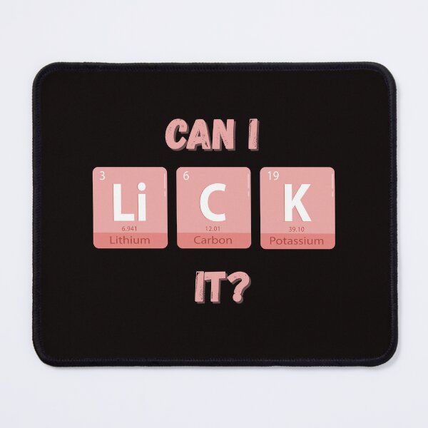 Item preview, Can I Lick It Periodic Table designed and sold by MichalWeider.