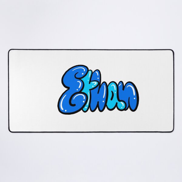 Item preview, Ethan name in blue Top 10 best personalized gifts for boys and men named Ethan designed and sold by Artonmytee.