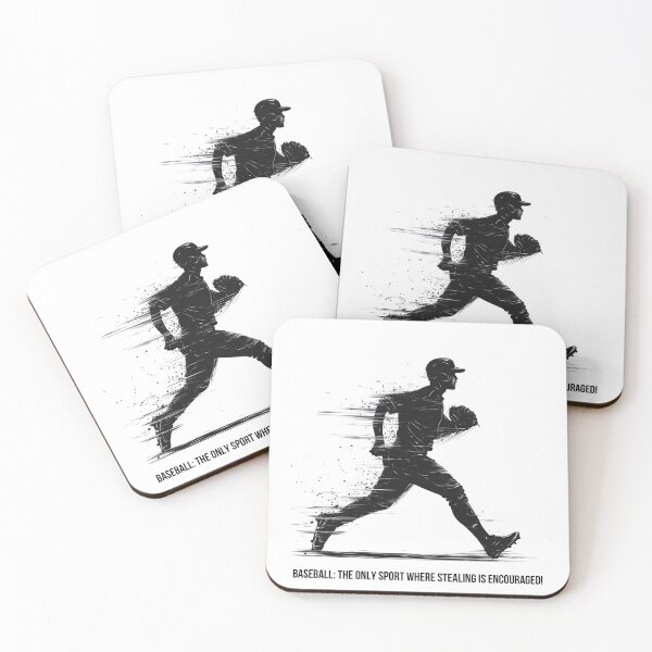 Item preview, Baseball Steal – Minimalist Art designed and sold by ArtPetrenko90.