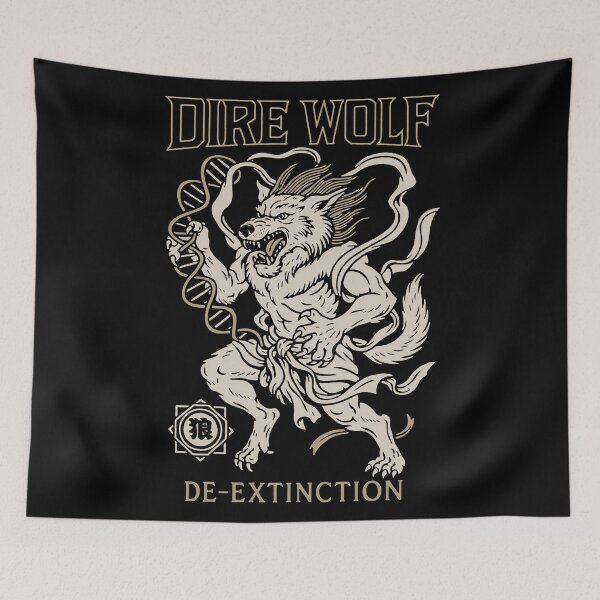 Item preview, Eastern Style Dire Wolf De-Extinction Art designed and sold by zzz888.