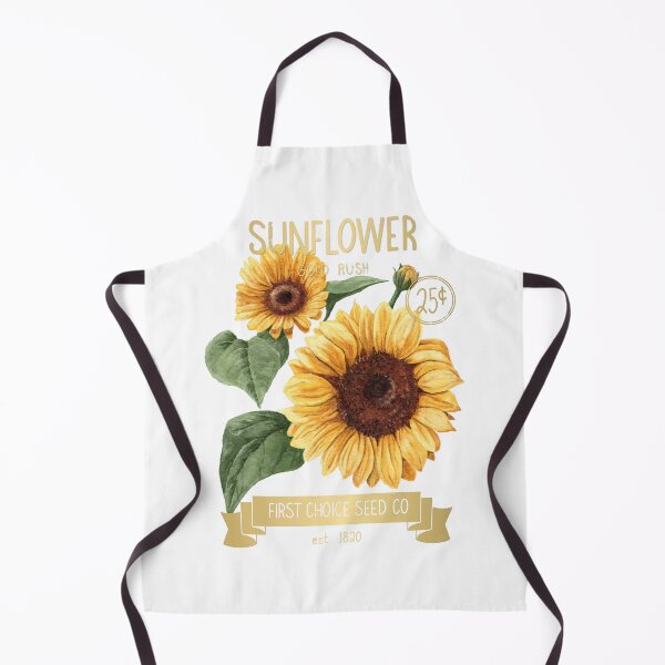 Artikelvorschau, Sonnenblumenkernpaket – Vintage Aquarell Botanisch - Gold entworfen und verkauft von mwik2017.