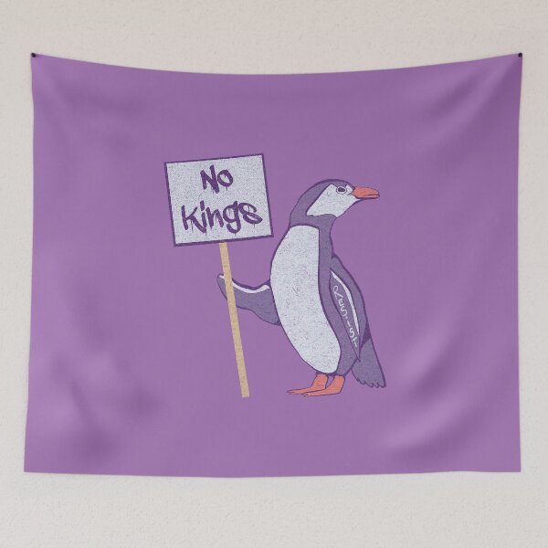 Item preview, heard island penguins no kings in america - purple designed and sold by crestfallenmermaid.