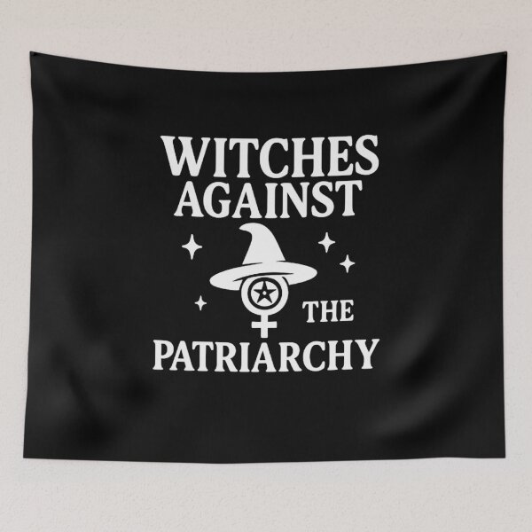 Item preview, Witches Against Patriarchy Funny Feminist Witchy  designed and sold by The Junto Shop.