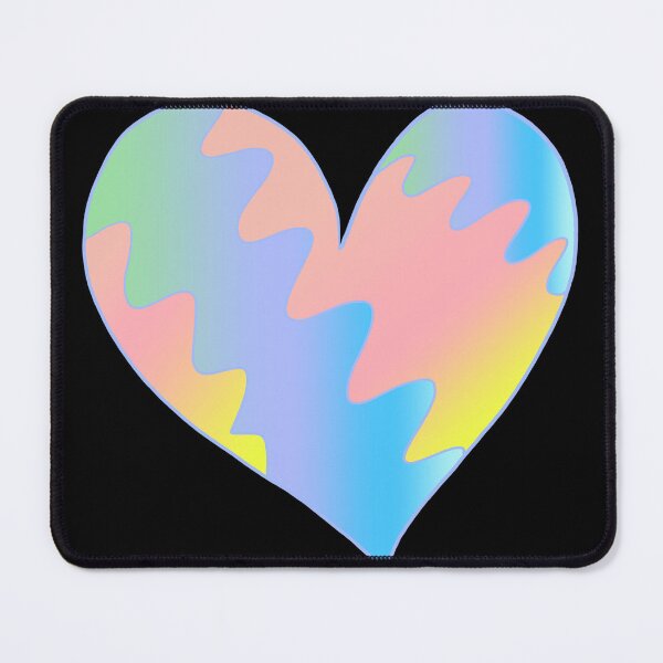 Item preview, Heart with colored gradient stripes designed and sold by ZorianArt.