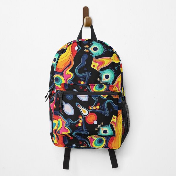 Artikelvorschau, Retro-Kaleidoskop-Muster mit lebendiger Geometrie entworfen und verkauft von HLPsychDesigns.