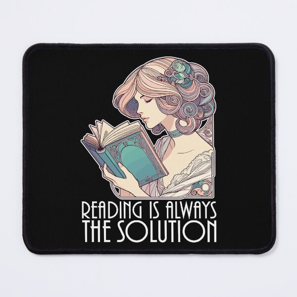 Item preview, book books reading woman solution funny gift designed and sold by Pineapple-Tree.