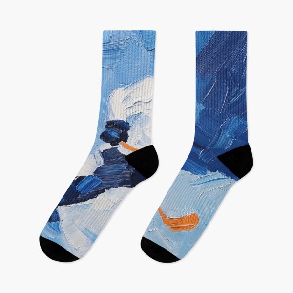 Item preview, Ice hockey player | Post-impressionist painting style designed and sold by ComicsFactory.