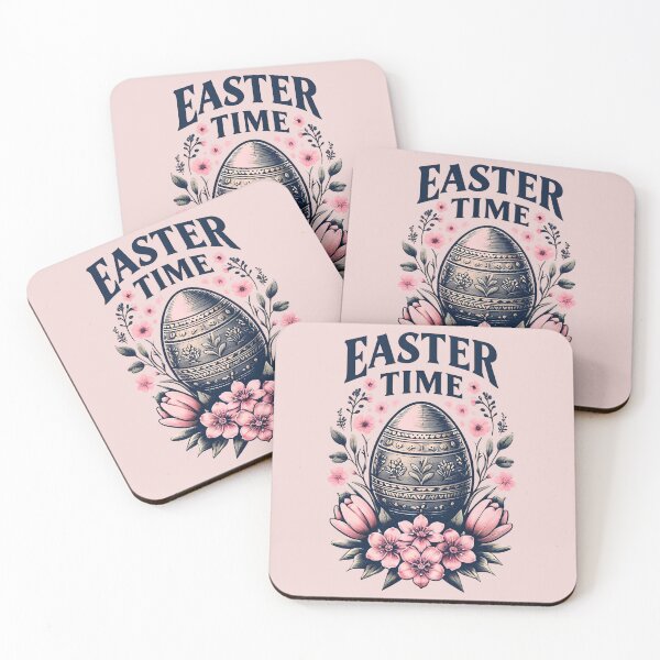 Item preview, "Easter Time" Design – Botanical Egg Art Print & Stickers designed and sold by PrintandJoy.