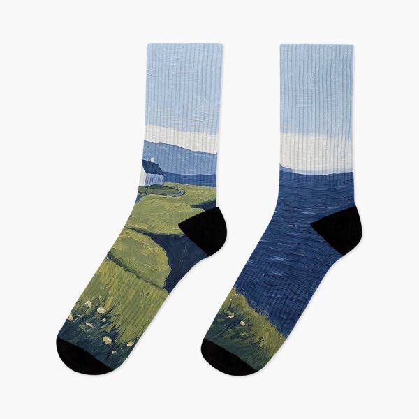 Item preview, Iceland landscape | Post-impressionist painting style designed and sold by ComicsFactory.