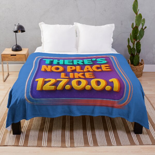 Item preview, There's No Place Like 127.0.0.1 – Humor for technology lovers designed and sold by Girih.