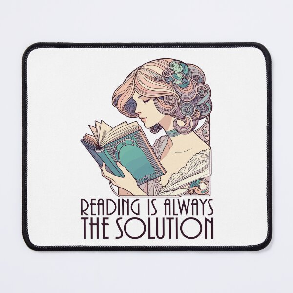 Item preview, book books reading woman solution funny gift designed and sold by Pineapple-Tree.