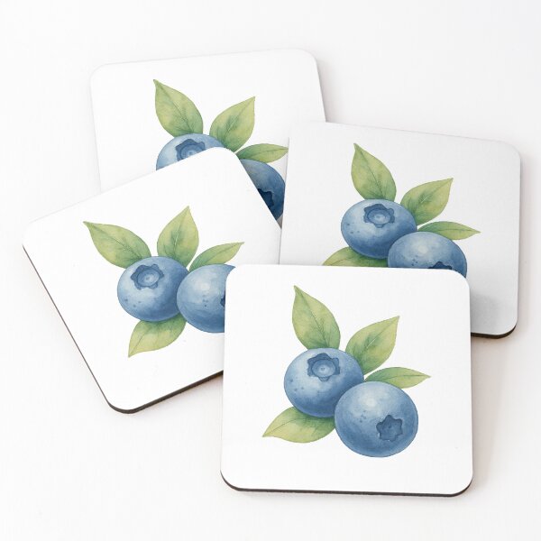 Item preview, Blueberries in watercolor style designed and sold by Dennis' Creative Corner.