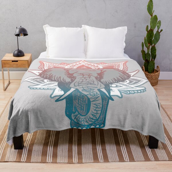 Item preview, Mandala de elefante de loto designed and sold by Julie Erin Designs.