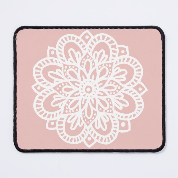 Item preview, Pink and White Flower mandala designed and sold by Julie Erin Designs.