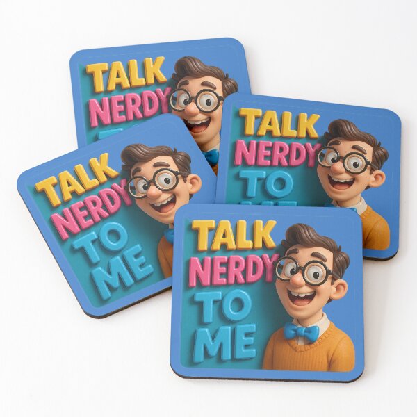 Item preview, Nerdy charm – humorous statement designed and sold by Girih.