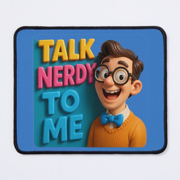 Item preview, Nerdy charm – humorous statement designed and sold by Girih.