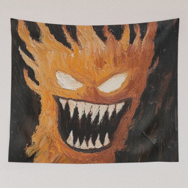 Item preview, Ifrit | Post-impressionist painting style designed and sold by ComicsFactory.
