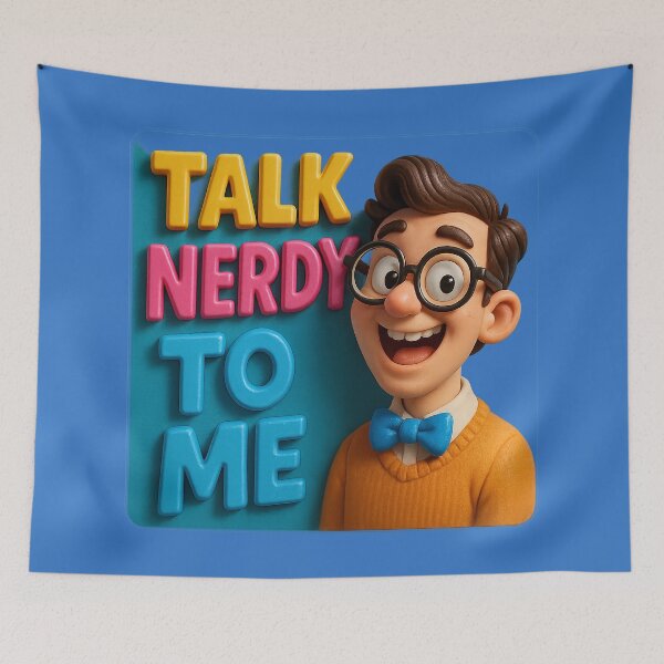 Item preview, Nerdy charm – humorous statement designed and sold by Girih.