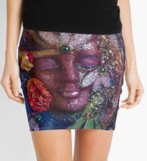 JEWELED GODDESS Mini Skirt