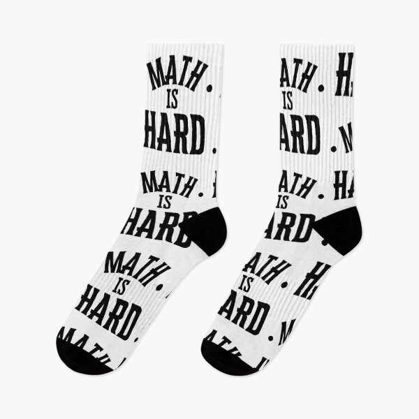 Item preview, Math is Hard Black Ink designed and sold by GFamilyC.