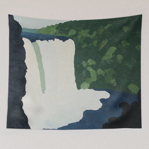 Item preview, Iguazu Falls | Post-impressionist painting style designed and sold by ComicsFactory.