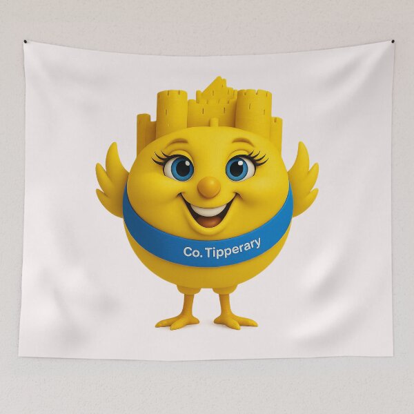 Item preview, Tipperary Spudie | Pixar-Style Irish Chick with Castle Crown | Cute Co. Tipperary Cartoon | Ireland County Mascot Tee designed and sold by Spudies.