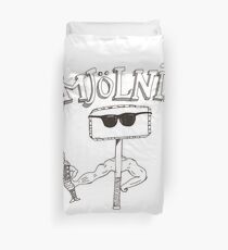 And Who's He Holding? Duvet Cover
