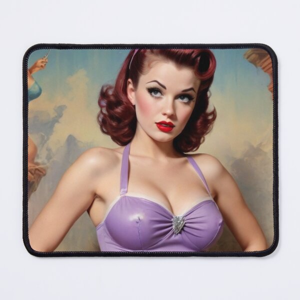 Item preview, Sexy 1940s Red Head Pin Up designed and sold by MissSaylor.