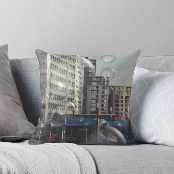Item preview, Broad Street Cityscape (With Bubbles) designed and sold by Rachel J Bowler.