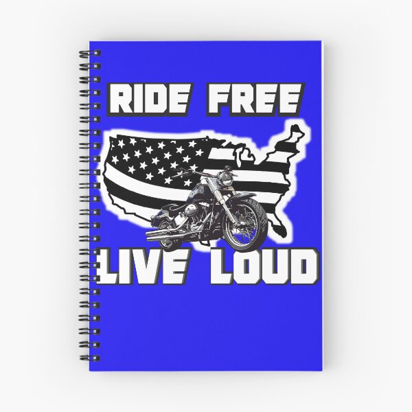 Item preview, Ride Free Live Loud Biker Artwork designed and sold by ArtbyCrystal.