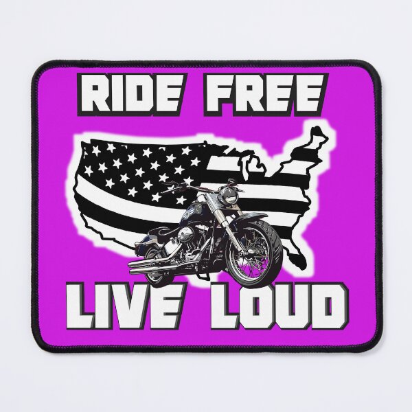 Item preview, Ride Free Live Loud Biker Artwork designed and sold by ArtbyCrystal.