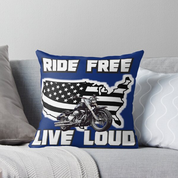 Item preview, Ride Free Live Loud Biker Artwork designed and sold by ArtbyCrystal.