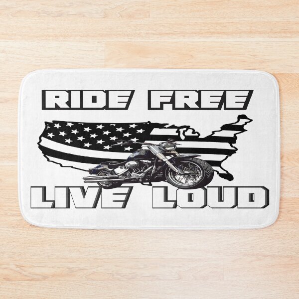 Item preview, Ride Free Live Loud Biker Artwork designed and sold by ArtbyCrystal.