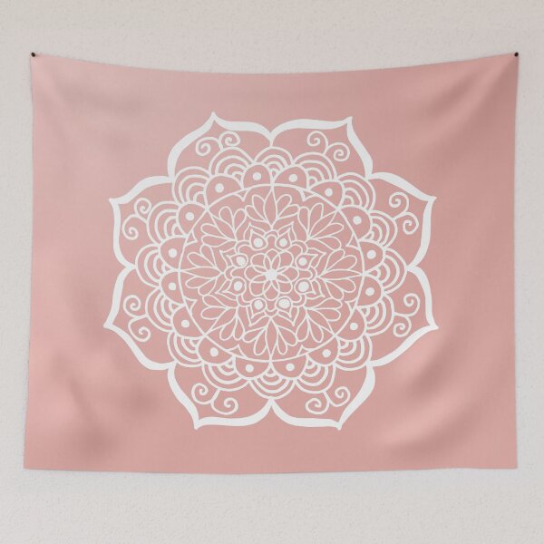 Item preview, Pink Flower Mandala designed and sold by Julie Erin Designs.