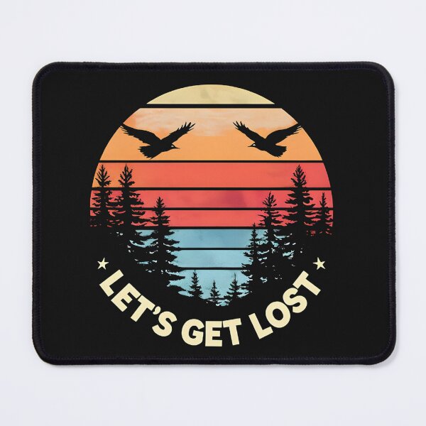 Item preview, “Let’s Get Lost” Art  designed and sold by PrintandJoy.