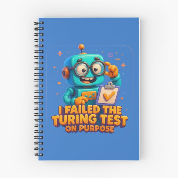 Item preview, Turing Test Fails – A humorous robot design designed and sold by Girih.
