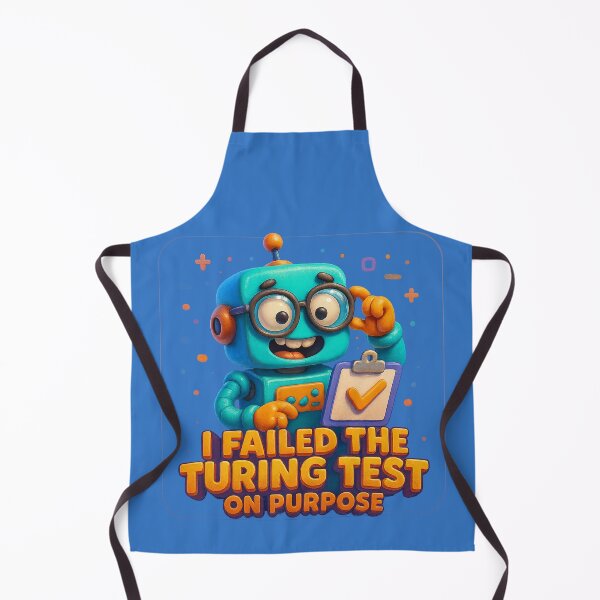 Item preview, Turing Test Fails – A humorous robot design designed and sold by Girih.