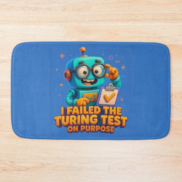 Item preview, Turing Test Fails – A humorous robot design designed and sold by Girih.