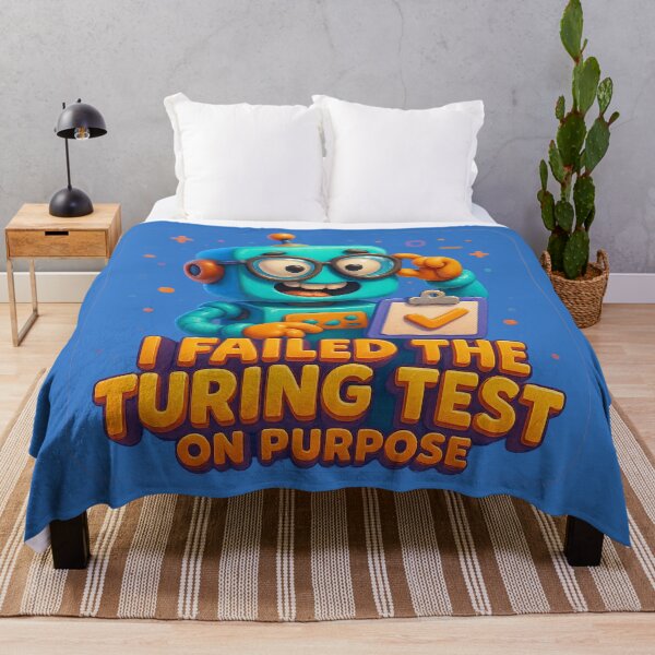 Item preview, Turing Test Fails – A humorous robot design designed and sold by Girih.