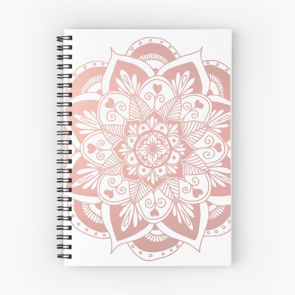 Item preview, Flower Rose Gold Mandala designed and sold by Julie Erin Designs.