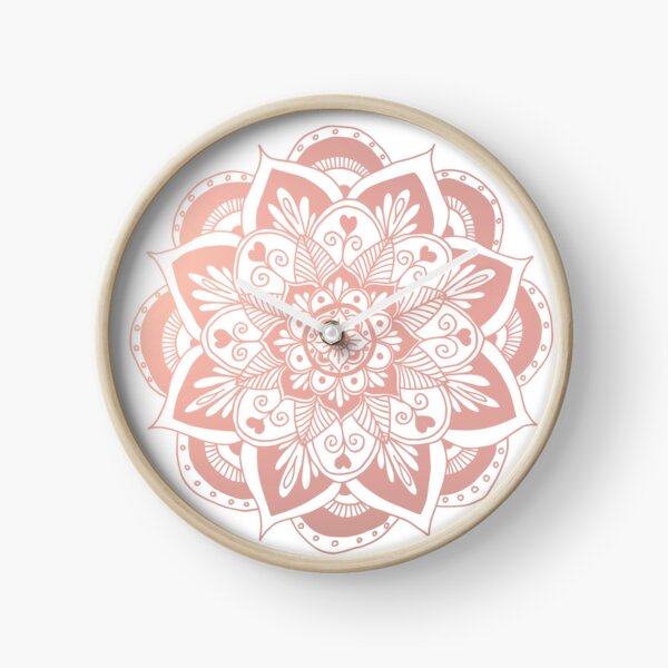 Item preview, Flower Rose Gold Mandala designed and sold by Julie Erin Designs.