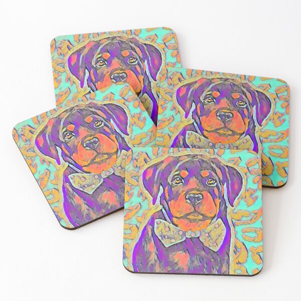 Artikelvorschau, Regenbogen-Rottie entworfen und verkauft von MidnightsMojo.